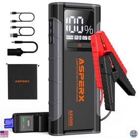Ax4500 Visit The Asperx Store 4500a Peak Car Jump Starter For Gas And 10l Diesel 12v Battery Booster Lcd Light Ax4500 Visit The Asperx Store 4500a Peak Car Jump Starter For Gas And 10l Diesel 12v Battery Booster Lcd Light