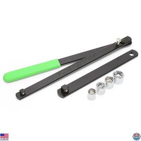 24687 Visit The Oemtools Store Serpentine Belt Tool Set With 3/8 Inch Drive Handle And 4 Sockets 1/2 Adapter