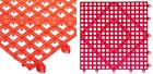 Vm5280rd San Jamar Interlocking Sanitary Bar Mats 757753116501