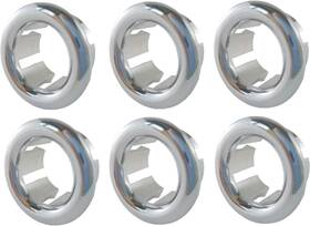 6-claw Vrss 614409485667 Bathroom Kitchen Sink Overflow Ring Basin Trim Cover 6pcs Silver 6-claw Vrss 614409485667 Bathroom Kitchen Sink Overflow Ring Basin Trim Cover 6pcs Silver