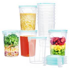 Fsvt0020amus Vtopmart 12 Pack 32oz Freezer Storage Containers Soup Container With Airtigh