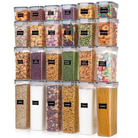 Svm02029 Vtopmart Airtight Food Storage Containers With Lids 24 Pcs Plastic Kitchen An