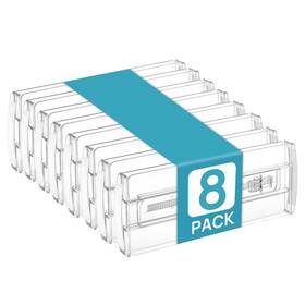 Svm04003 Vtopmart 8 Pack Expandable Drawer Dividers Organizer Clear Plastic Separators
