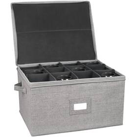 Vtvt 732688094520 Wine Glass Storage Container Stemware Holds 12 Red Or White Glasses An