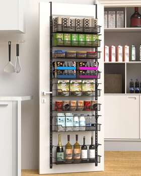 Otdo-01  Vygrow Over The Door Pantry Organizer 8-tier With