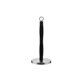 W Unlimited 880867038107 Jiallo Paper Towel Holder With Black Ridges Silver