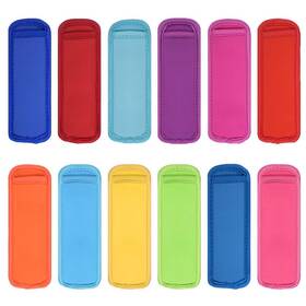 Q0a0jc6go Wacar 12 Pieces Reusable Popsicle Bags Ice Pop Insulator Sleeves Freezer