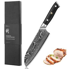 1dm-san-nit Wakoli Santoku Knife 7.1-inch Blade Damascus Chef Made From 67 Layers