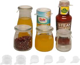 10lidcone Walgett Extra Small Silicone Stretch Lids Reusable 3 Diffrent Size Clear