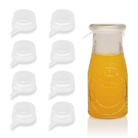 10lidcone4 Walgett Extra Small Silicone Stretch Lids 1.6 Inch Reusable Jar Cover To Fit