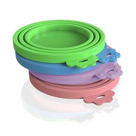 Wb2408121947 Wanbao 4 Pack Silicone Pet Food Can Lids For 3 Standard Size Cans Pe