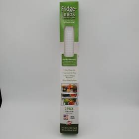 Fl-15 Warp S Warps Fridge Liners Ribbed Shelf Liner 3 Pack 15x16 Each New Factory Sealed Fl-15 Warp S Warps Fridge Liners Ribbed Shelf Liner 3 Pack 15x16 Each New Factory Sealed