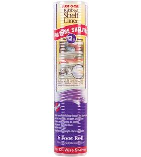 Warps 042351419339 Plast-o-mat 6 Ft. L X 15-1/2 Inch W Clear Non Adhesive Ribbed Shelf Liner