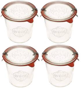 742-19 Weck 686175707267 Einmachgl Ser 6 Fl. Oz Formgl Aus 1/2 Liter Transparent 742-19 Weck 686175707267 Einmachgl Ser 6 Fl. Oz Formgl Aus 1/2 Liter Transparent