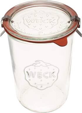 Weck Jars 686175707373 Canning 743 - Mold Jar Made Of 3/4 Liter Transparent