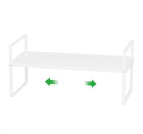 Wejipp 786411052257 Cabinet Organizer Shelf Expandable Space Rack Stackable Shelves Adjus