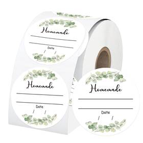 2022071908 Well Tile Canning Jar Labels For Mason Jars - 500 Pcs 2 Inch Round Watercolor
