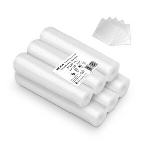 A100610n Wevac 8 Inch X 20ft And 11 Vacuum Sealer Roll 6 Pack-ideal For Food Storage Sou