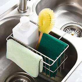 Wevapers-999 Wevapers 682228601308 Kitchen Sponge Holder Dish Brush Slim Sink Organization/draining Bas