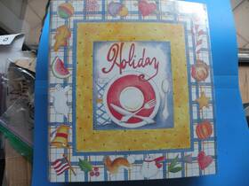 Whats New Ltd 081497518025 Recipe Binder Kit Divide Pages Protectors Decorated Papers 24 Cards Y