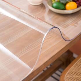 Pvc-w2-48120 Whirltique Clear Table Cover Protector 48 X 120 Inch 2mm Thick For Dini