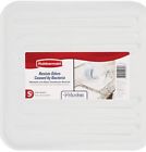 1180-ma-wht White Plastic Tray Drain Rubbermaid Small