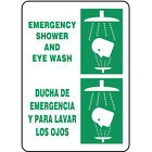 Sbmfsr502vp Wht 14 X2f Sign Safety 10in Shower Grn