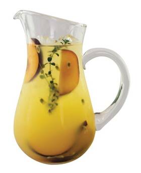 45510 Wilkie Brothers Balmoral Water Pitcher Handmade Glass - 1l 45510 Wilkie Brothers Balmoral Water Pitcher Handmade Glass - 1l