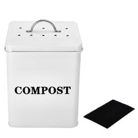 Wiga-000173 Window Garden Kitchen Compost Bin - Metal Pail For Composting Kitch... Fast Ship
