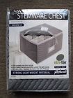 Wine Stemware Chest Richard S Housewares Storage Quilted Microfiber Gray Home Kitchen Shower Gift 049412070935