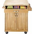 Wm6545w Mainstays Rolling Kitchen Island
