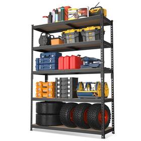 082131 Workpro 5-tier 72-inch Heavy Duty Metal Storage Shelving Unit Rack Shelf