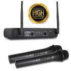 Wp4577 Set De Microfonos Inalambricos Profesional Portable Para Karaoke 749730113849