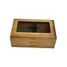 Wrg-4x7-wl Glass Top Box In Walnut Premium Wooden Perfect For Sifter