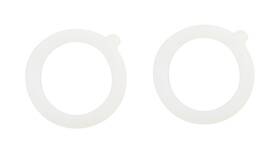 Sj519 Wsjiabofux 2pcs White Silicone Jar Gaskets Replacement Rubber Seals Rings 3.75 Inch Seal