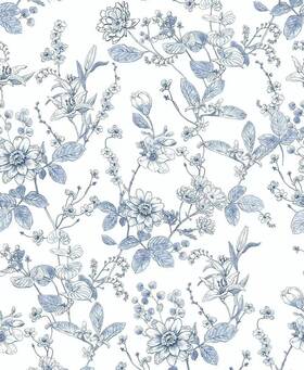 1400181 Wy-bso Adhesive Shelf Liner Light Blue Textured Floral Contact Paper For Cabinets Vi
