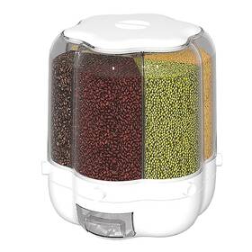 Gxg0011 Xiyao 40lb Grain Storage Container 360 Rotating Food Dispenser With Lid Moi