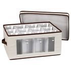 Xotbkkmnlo General Stemware Storage Chest Case For Martini Balloon Flute