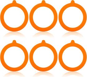 633721 Xthrotsenk 1 Npqyyzykd 6pcs Rubber Seals Gasket For Glass Jars 3.7 Inch Silicone Replacement