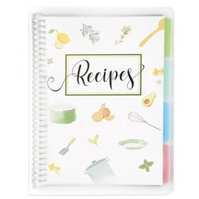 Fzcfb-1 Xxinmoh Personal Recipe Journal Binder With Dividers And Tabs For 240 Recipes