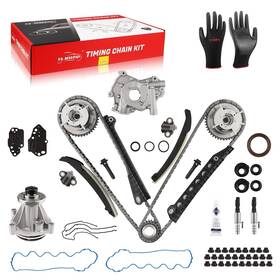 Ya-maypay Amp-s0215-c 5.4 Timing Chain Kit With Water Pump Oil Pump&tensioner Vvt Valves For 02-14