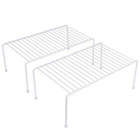 Yaenoei 743307934592 Kitchen Storage Shelf Rack With Plastic Feet - Medium Steel Metal Rust Resis