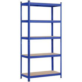 Yaheetech 646255479446 71in 5-tier Metal Mdf Storage Rack Adjustable Yaheetech 646255479446 71in 5-tier Metal Mdf Storage Rack Adjustable