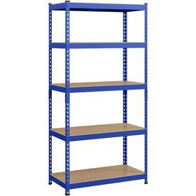 Yaheetech 646255479477 Metal Storage Shelving 5 Tiers Boltless Display