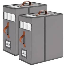 Yamagahome 974090075696 Bed Sheet Organizers And Storage 2 Pack Organizer With Zipp
