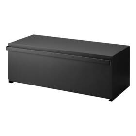 Yamazaki Home 903208030236 Bread Box - Wide Steel 32l Holds 22 Lbs L