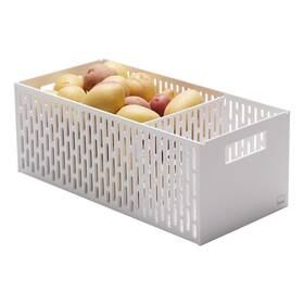 Yamazaki Home 903208050203 Stackable Vegetable Stocker Abs Plastic - L 12.6 X W 6.02 H