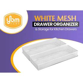 Ybm Home 840323623322 White Mesh Desk Drawer Organizer Tray Storage