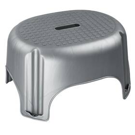 Ybmhome 810053490198 Plastic Lightweight Step Stool Sturdy Enough To Support Grey