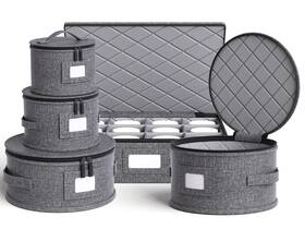 Yh-yj-5 Yearninghome China Storage Containers Hard Shell Box For Moving Dishes Plate Saucers Di
